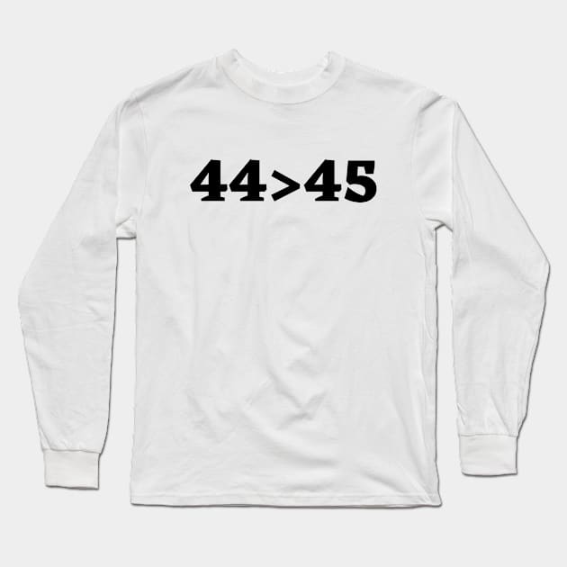 44 > 45 Long Sleeve T-Shirt by Sloth Station